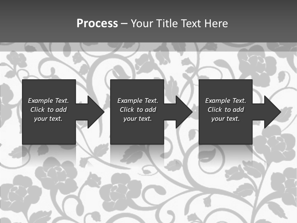 Textile Black Seamless PowerPoint Template
