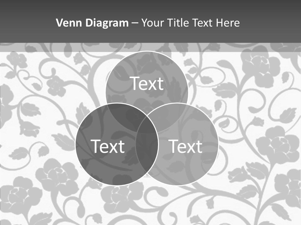 Textile Black Seamless PowerPoint Template