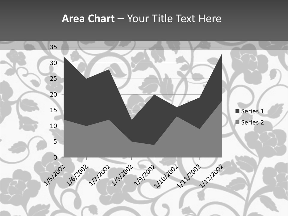 Textile Black Seamless PowerPoint Template