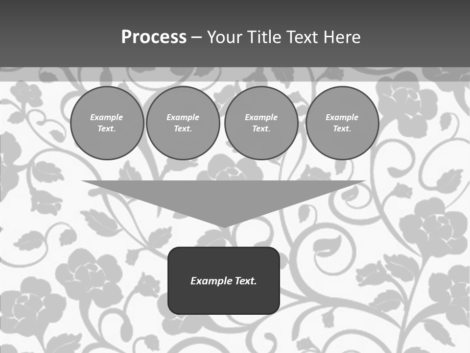 Textile Black Seamless PowerPoint Template