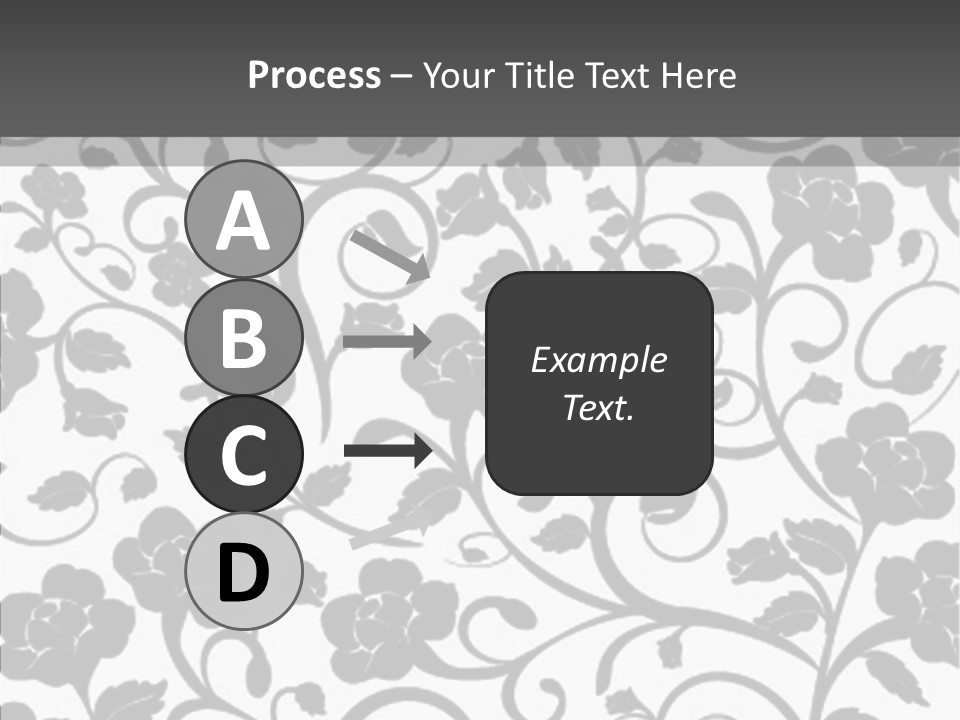 Textile Black Seamless PowerPoint Template