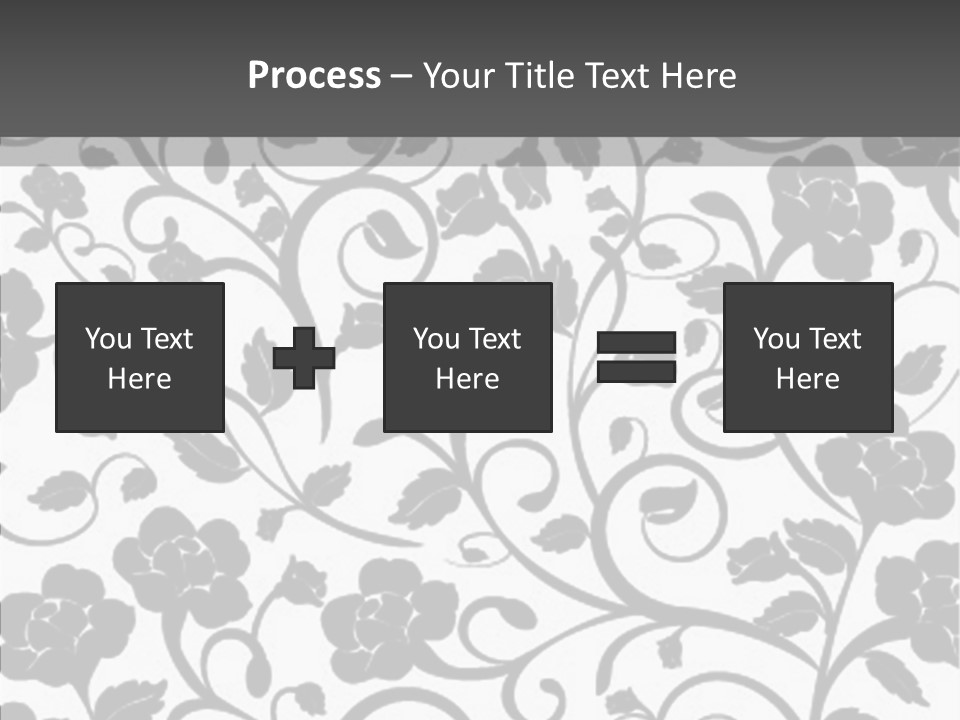 Textile Black Seamless PowerPoint Template