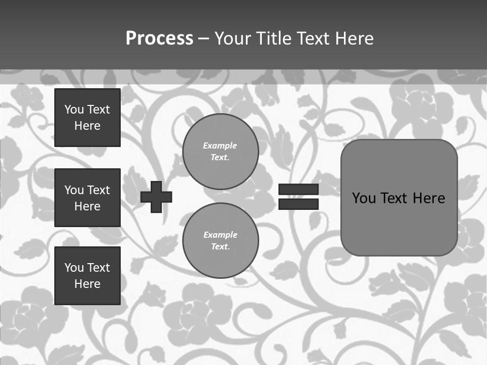 Textile Black Seamless PowerPoint Template