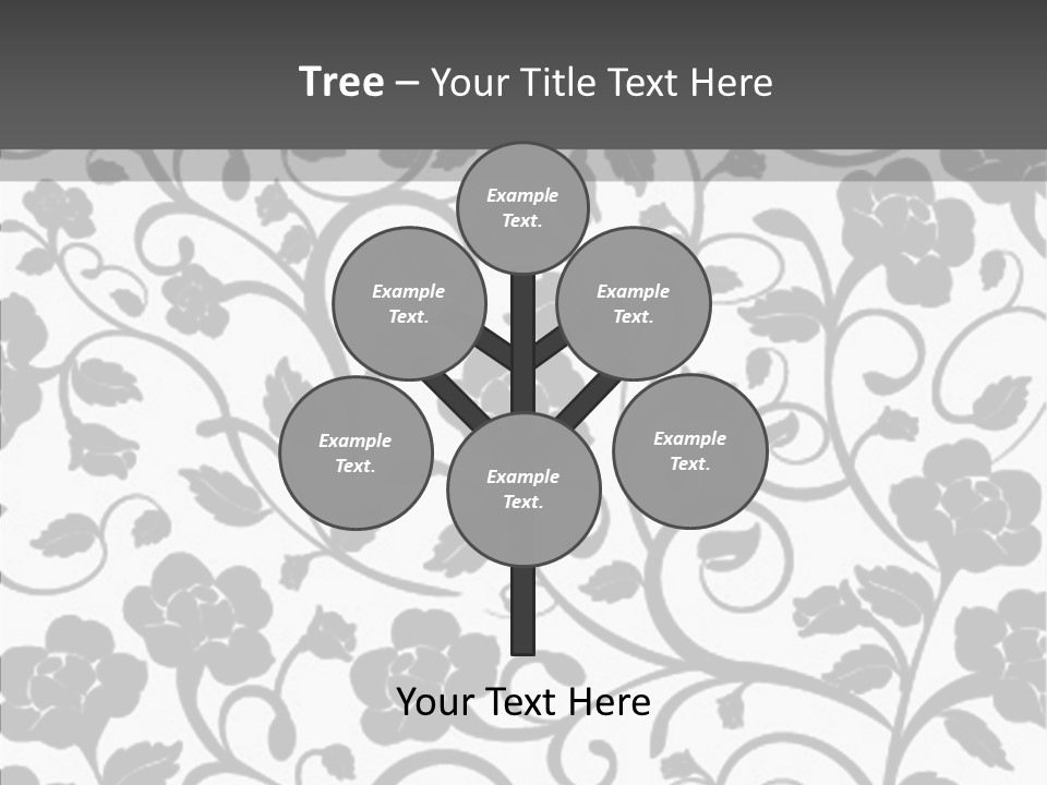 Textile Black Seamless PowerPoint Template