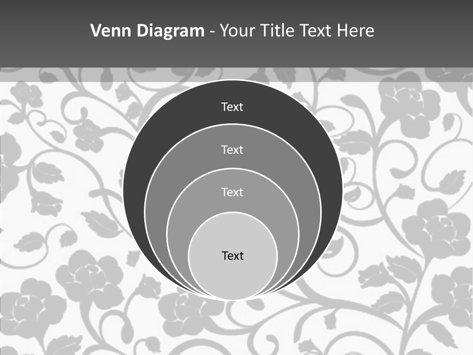 Textile Black Seamless PowerPoint Template