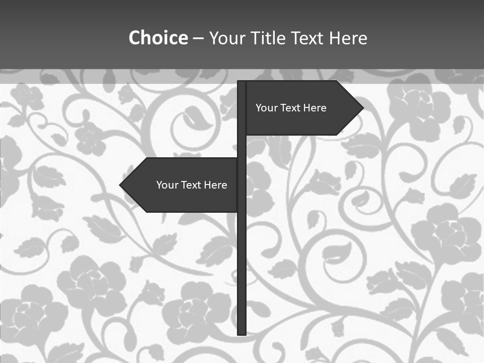 Textile Black Seamless PowerPoint Template
