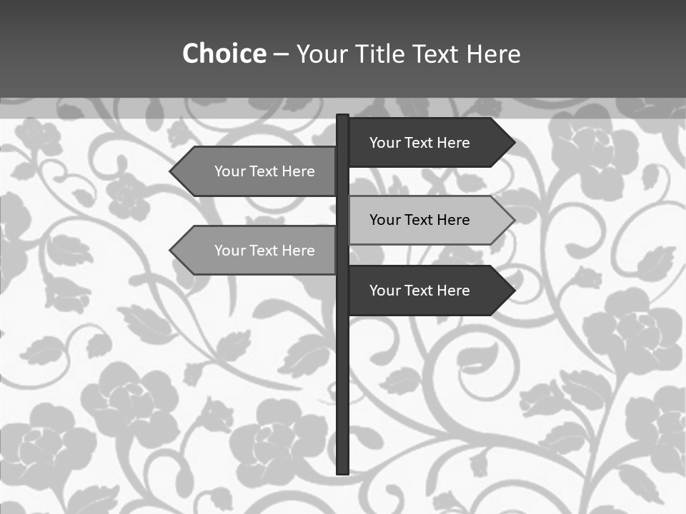 Textile Black Seamless PowerPoint Template