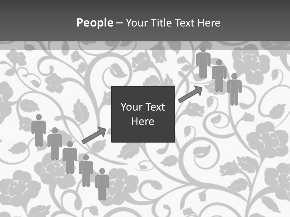 Textile Black Seamless PowerPoint Template