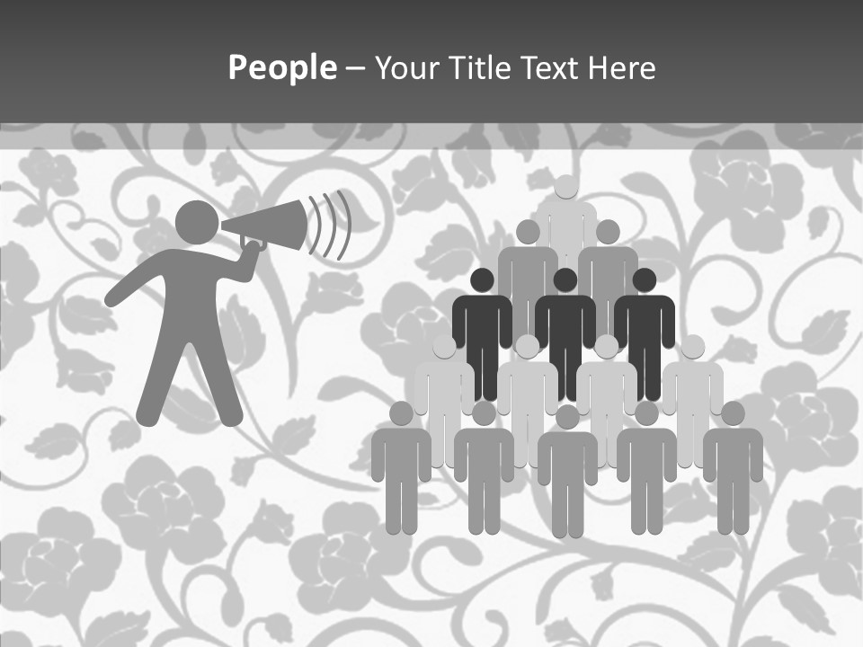 Textile Black Seamless PowerPoint Template