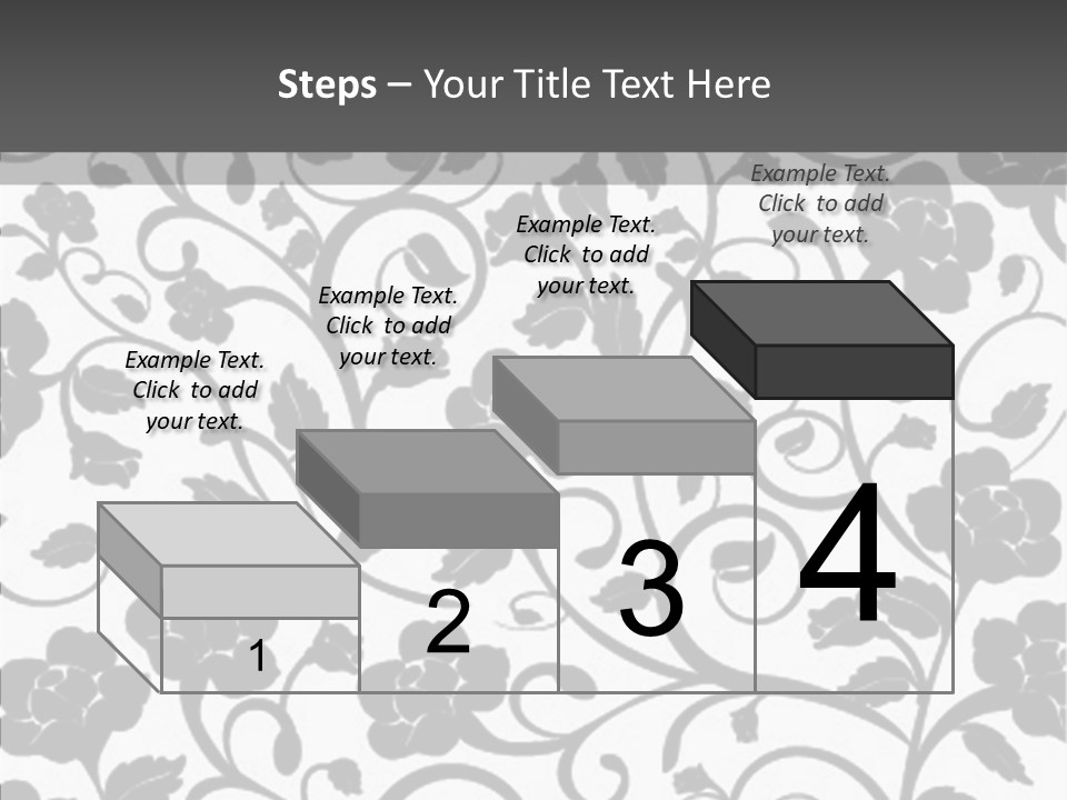 Textile Black Seamless PowerPoint Template
