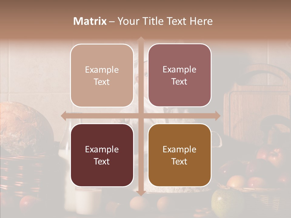 Flour Cute Kid PowerPoint Template