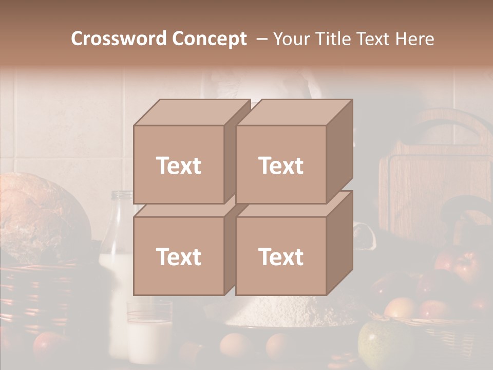 Flour Cute Kid PowerPoint Template