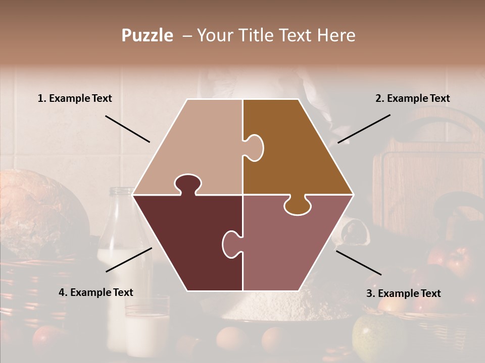 Flour Cute Kid PowerPoint Template