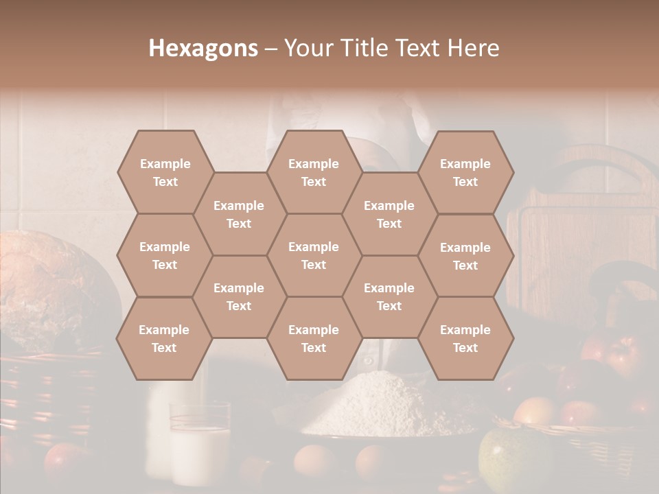 Flour Cute Kid PowerPoint Template