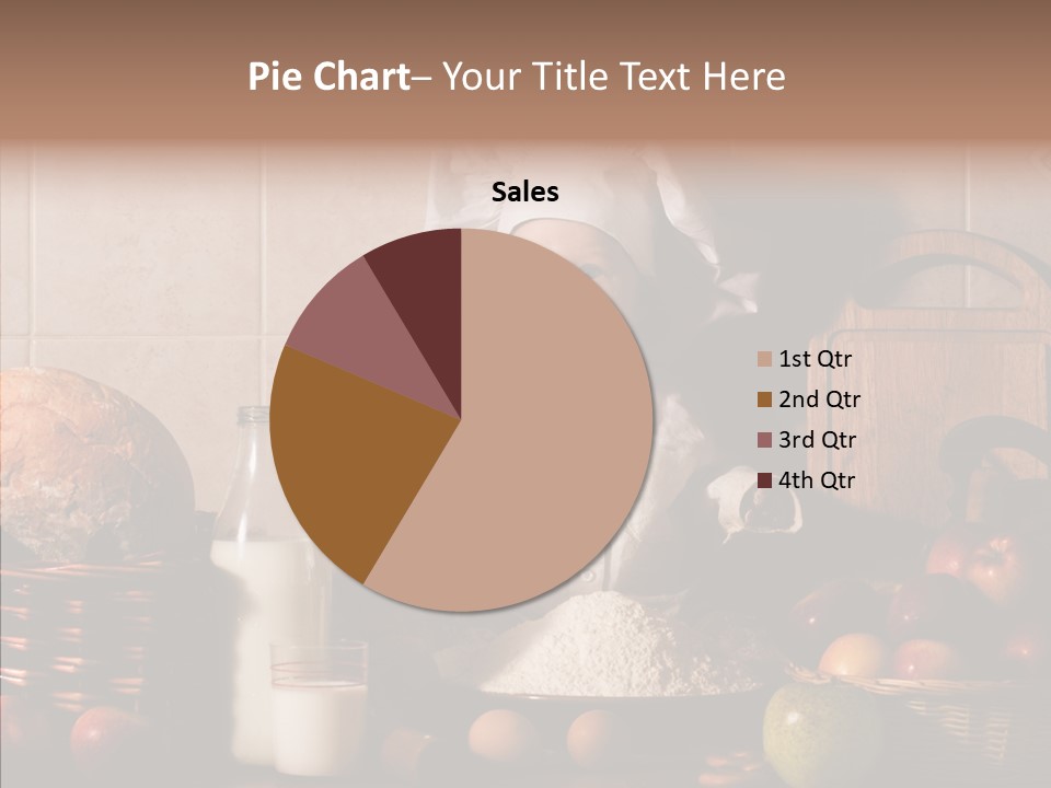 Flour Cute Kid PowerPoint Template