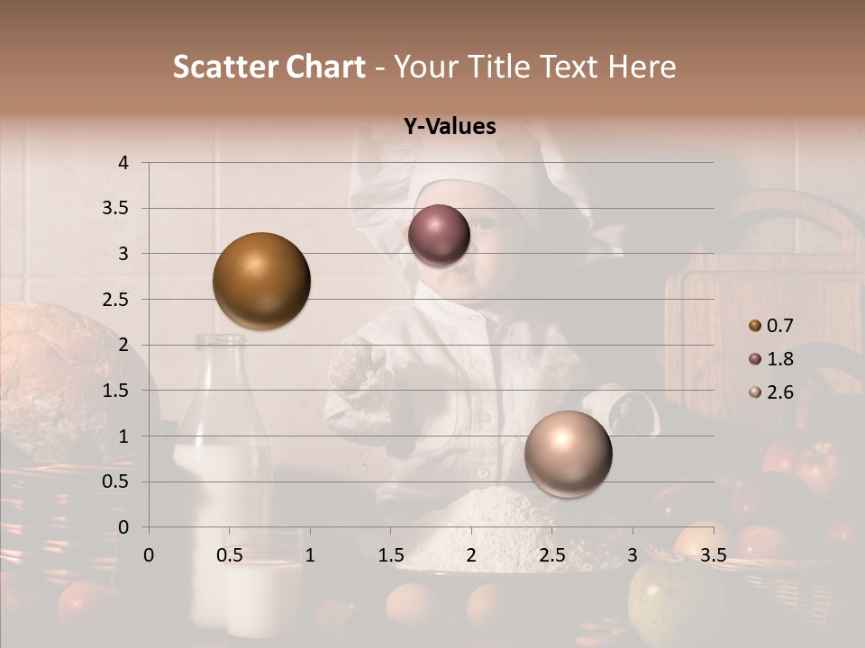 Flour Cute Kid PowerPoint Template