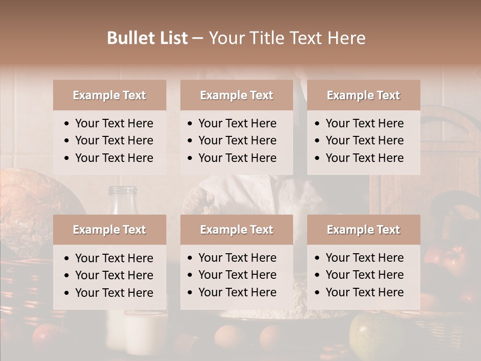 Flour Cute Kid PowerPoint Template