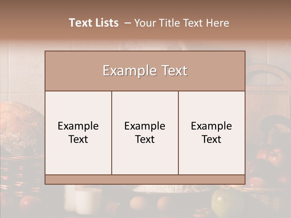 Flour Cute Kid PowerPoint Template