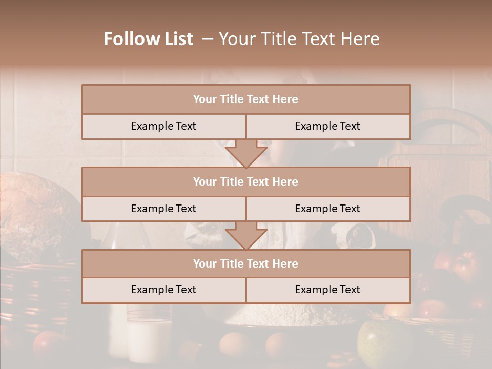 Flour Cute Kid PowerPoint Template