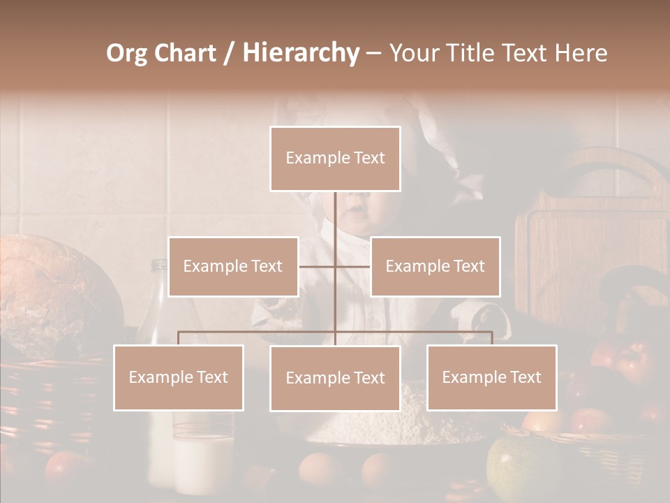 Flour Cute Kid PowerPoint Template