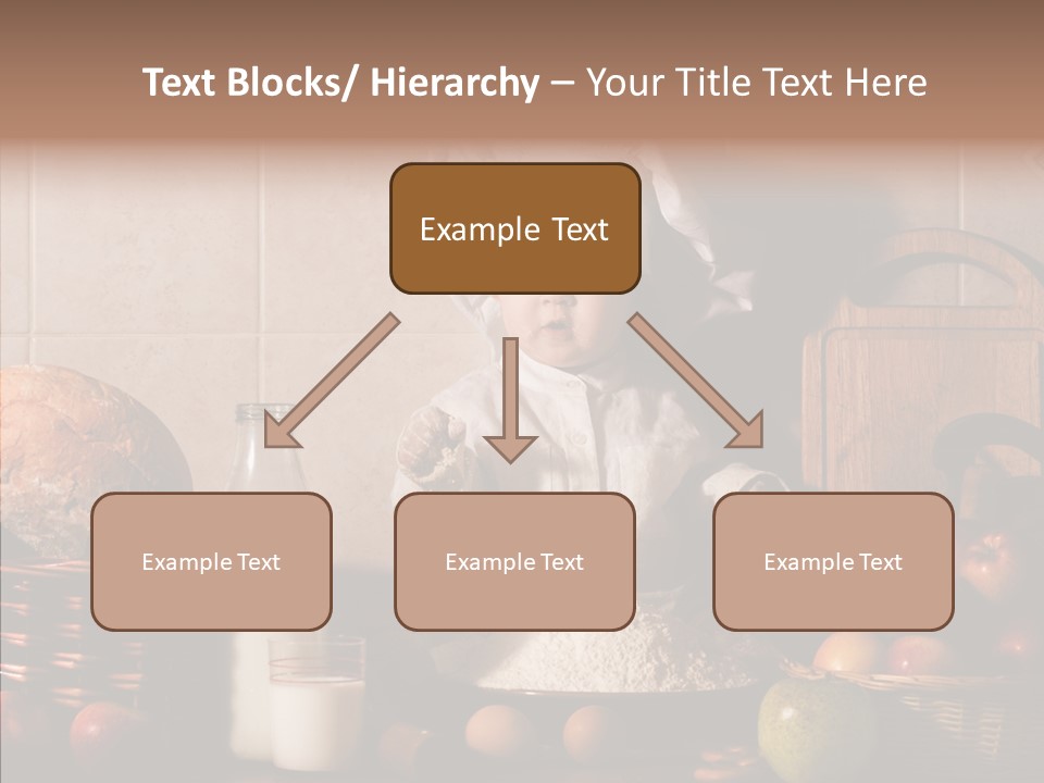 Flour Cute Kid PowerPoint Template