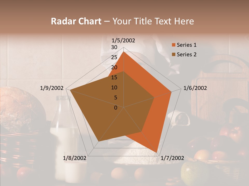 Flour Cute Kid PowerPoint Template
