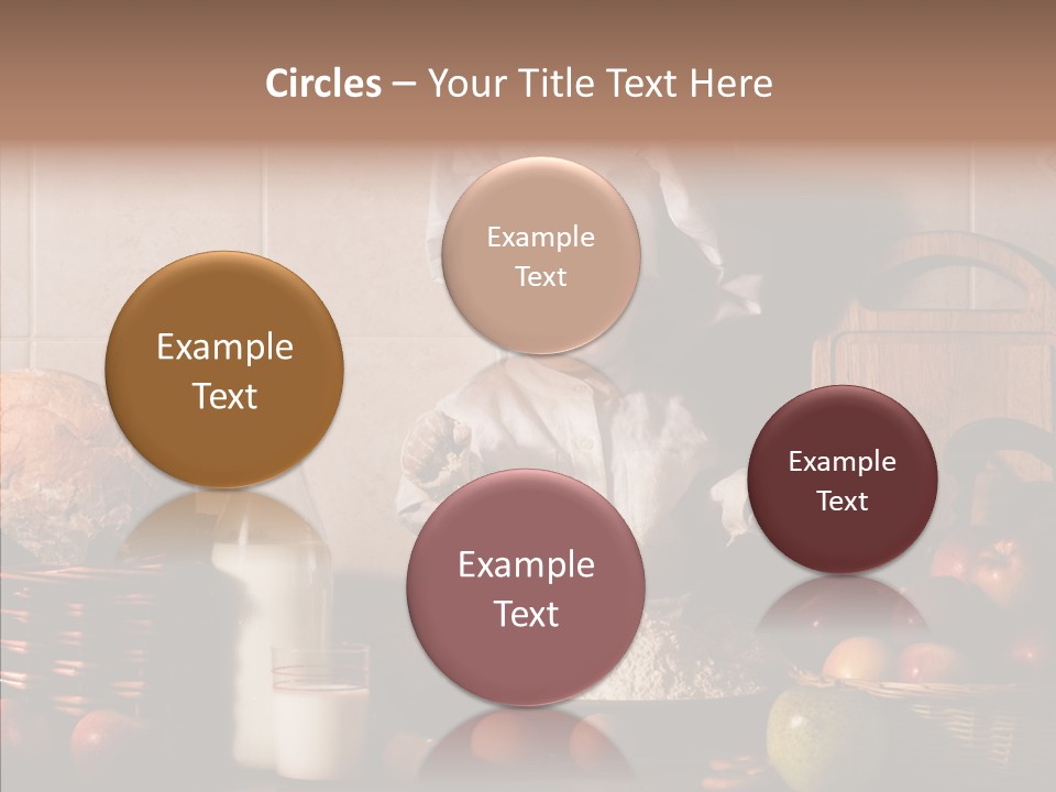 Flour Cute Kid PowerPoint Template