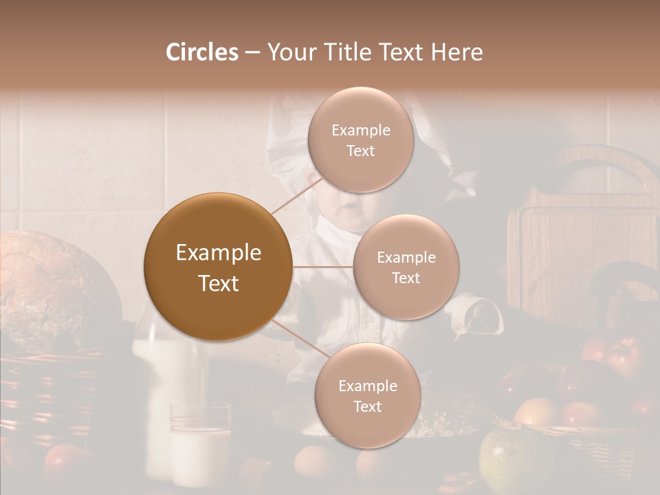 Flour Cute Kid PowerPoint Template