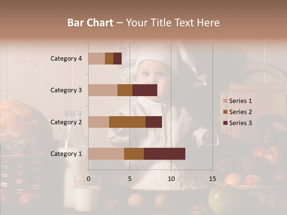 Flour Cute Kid PowerPoint Template