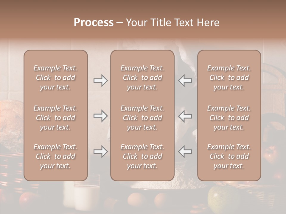Flour Cute Kid PowerPoint Template