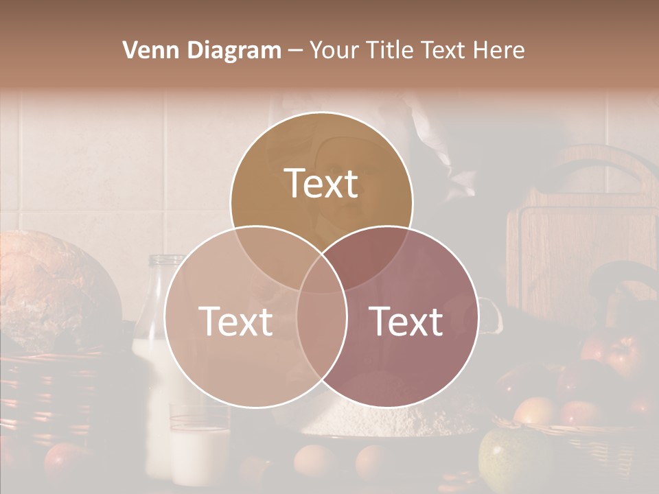 Flour Cute Kid PowerPoint Template