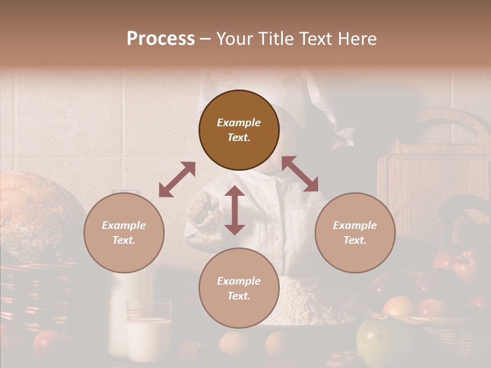 Flour Cute Kid PowerPoint Template