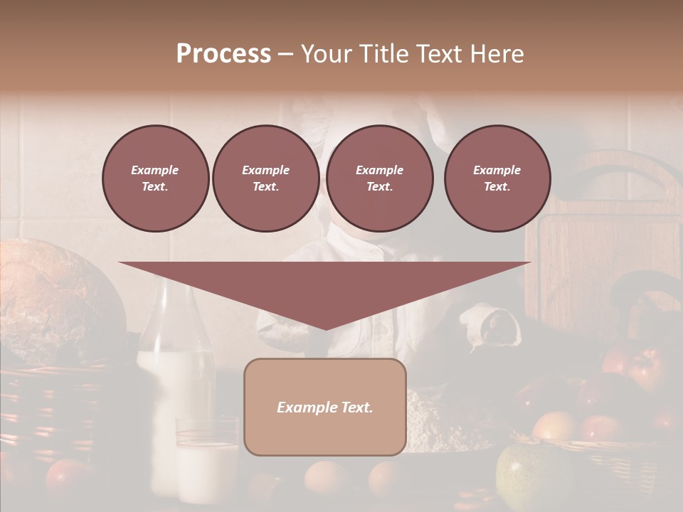 Flour Cute Kid PowerPoint Template