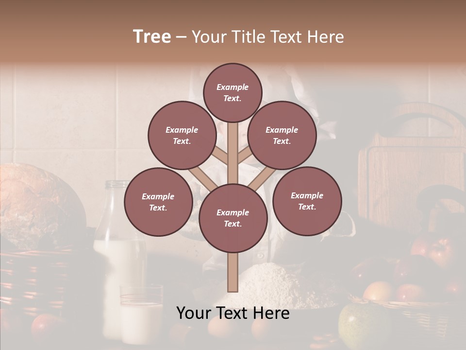 Flour Cute Kid PowerPoint Template