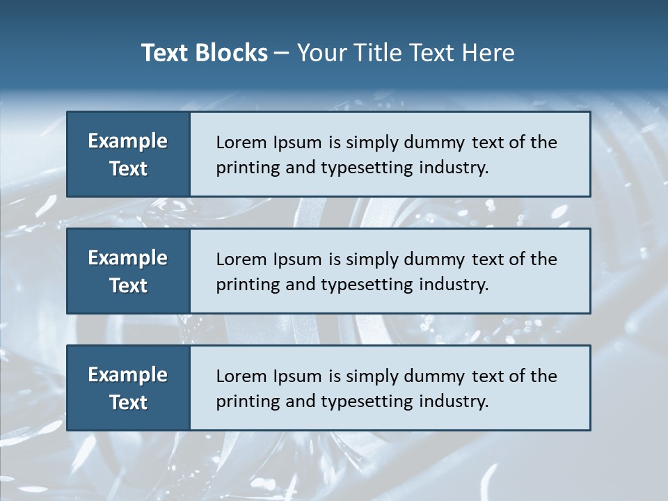 Luxury Sportster Rim PowerPoint Template