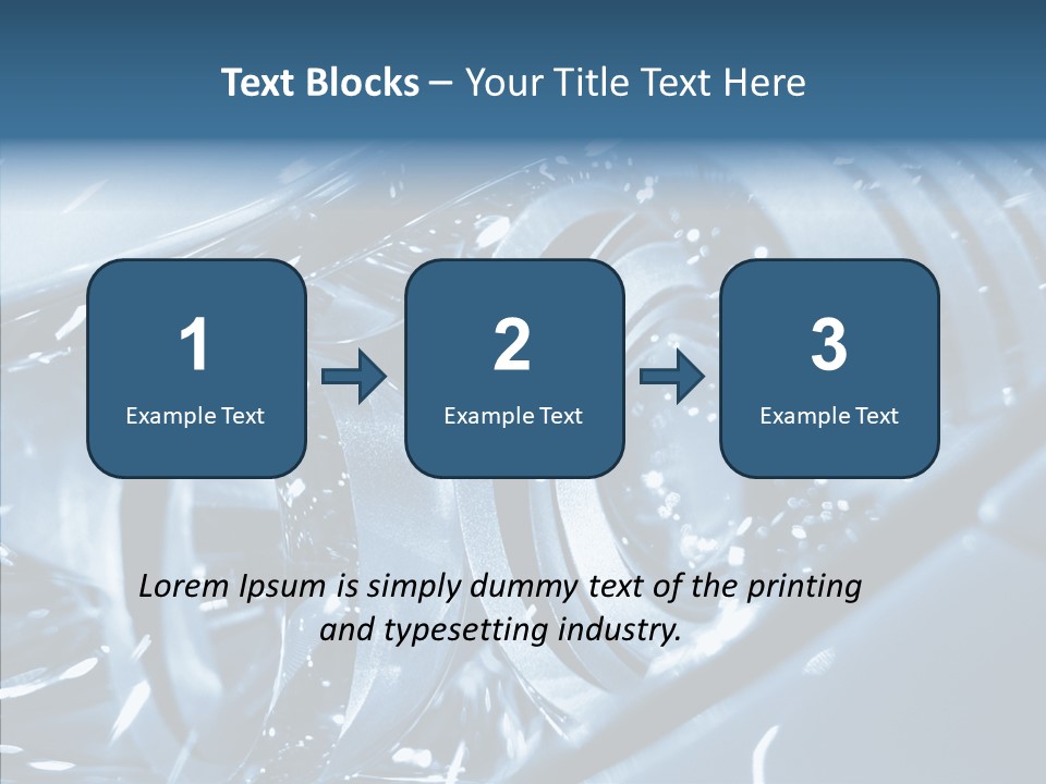 Luxury Sportster Rim PowerPoint Template