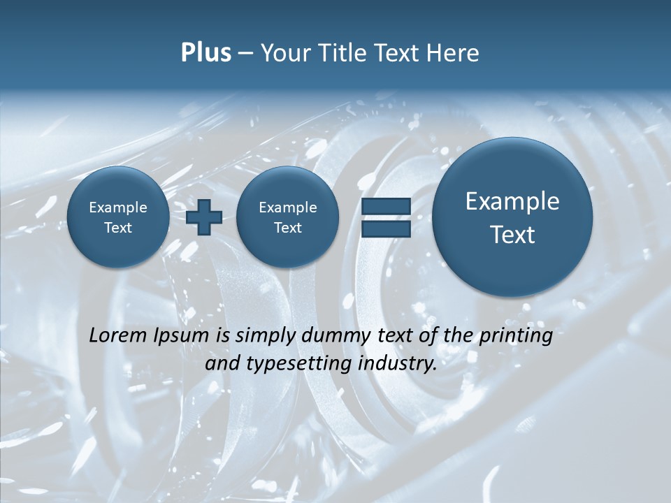 Luxury Sportster Rim PowerPoint Template