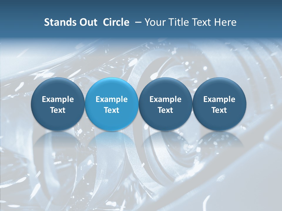 Luxury Sportster Rim PowerPoint Template