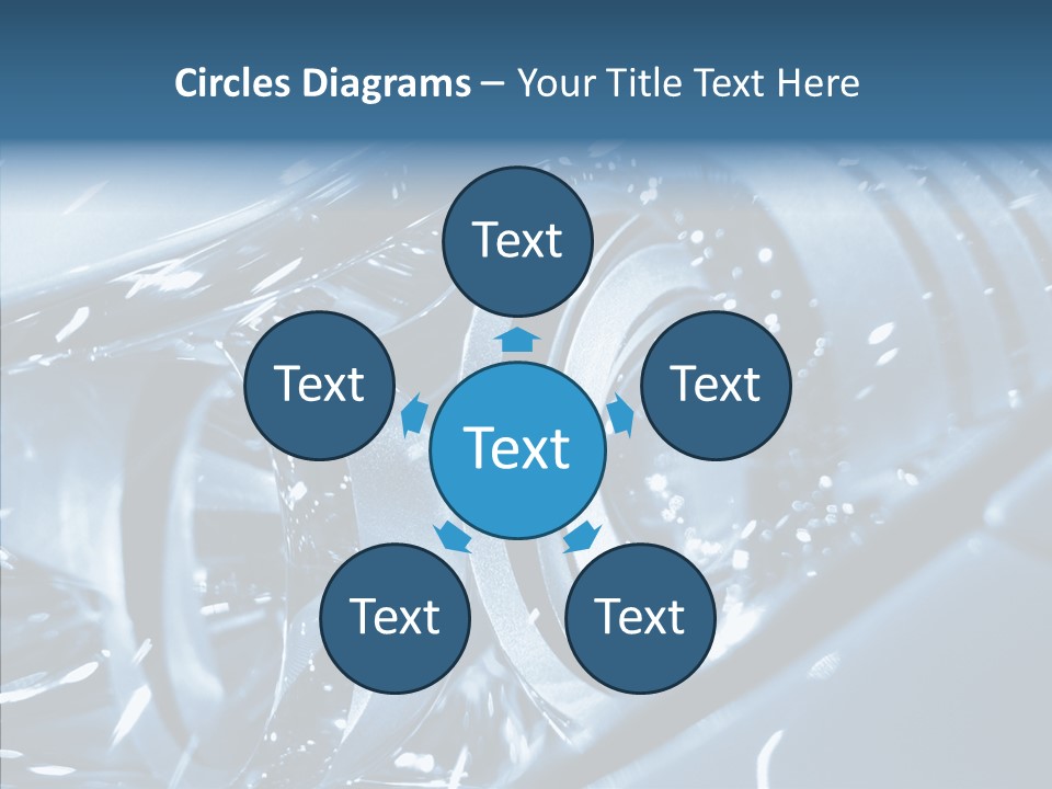 Luxury Sportster Rim PowerPoint Template