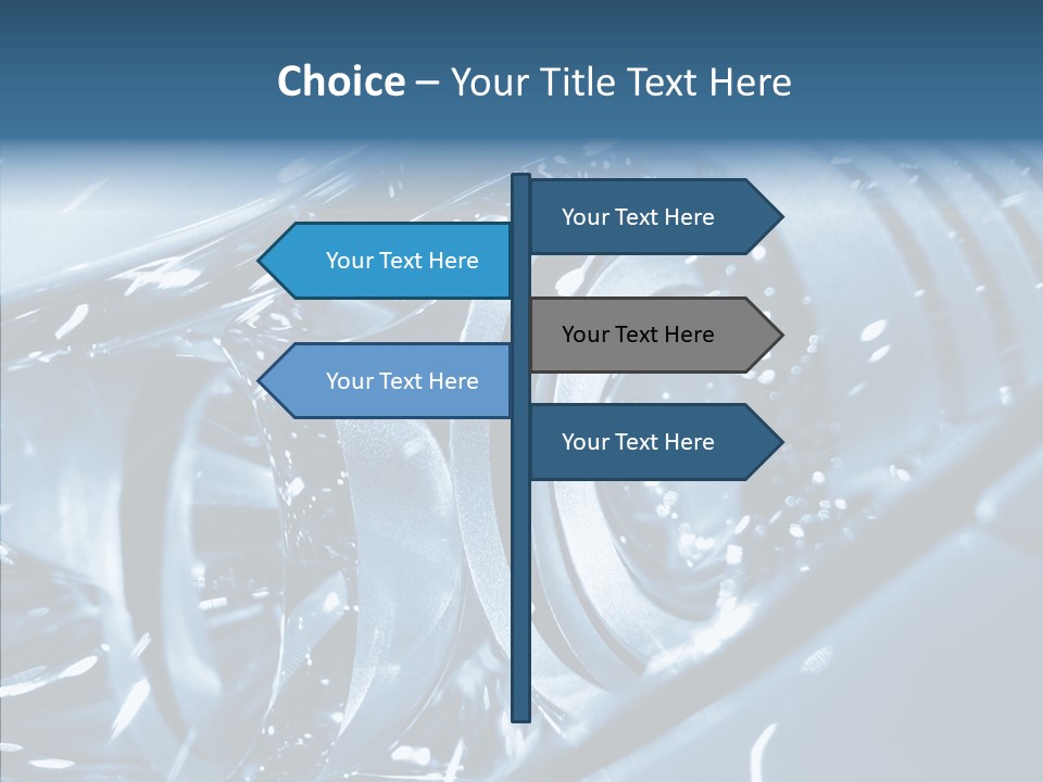 Luxury Sportster Rim PowerPoint Template