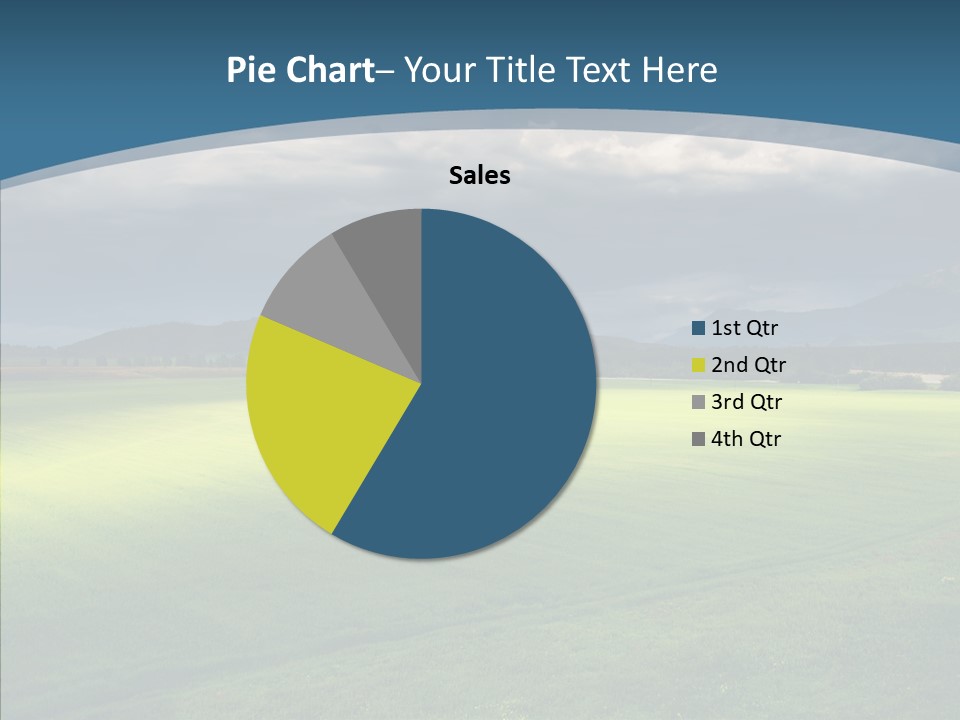 Rain Field Farming PowerPoint Template