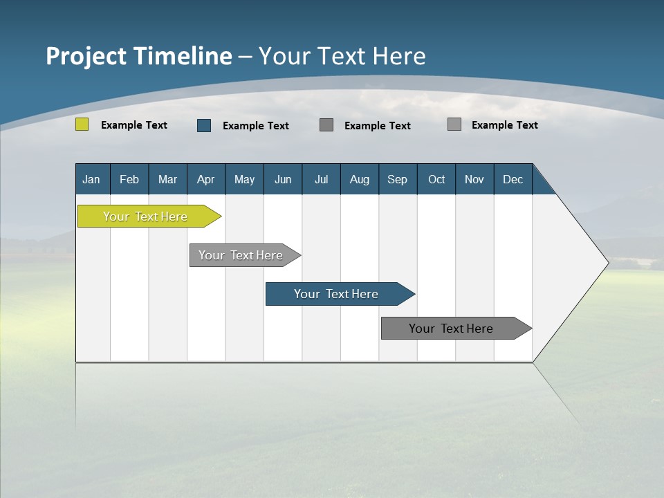 Rain Field Farming PowerPoint Template