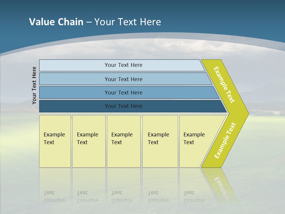 Rain Field Farming PowerPoint Template