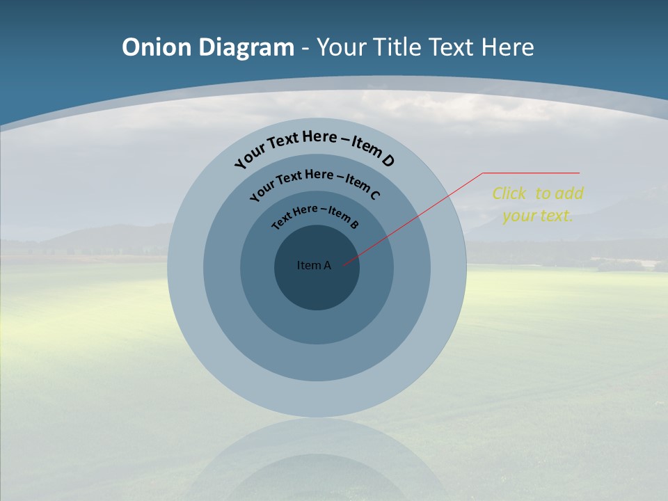 Rain Field Farming PowerPoint Template