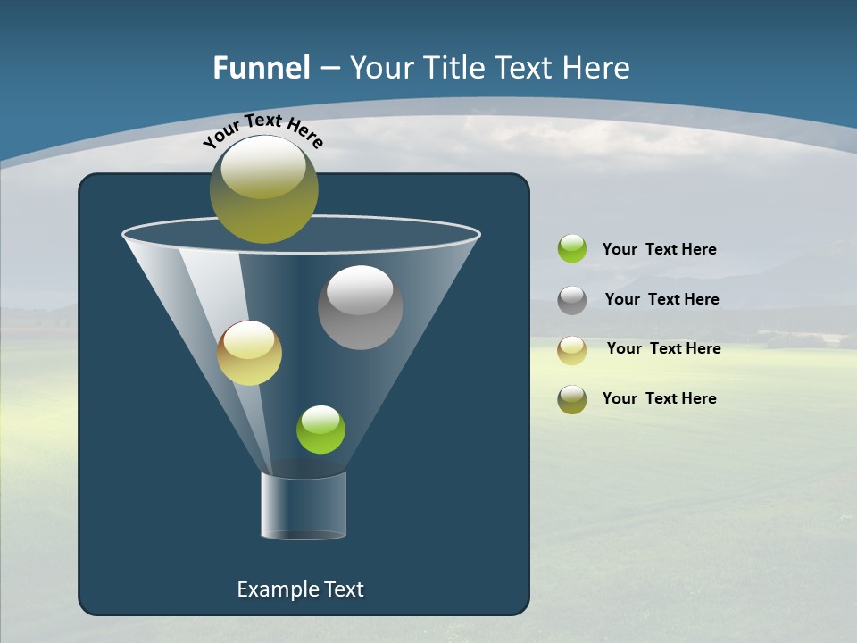 Rain Field Farming PowerPoint Template