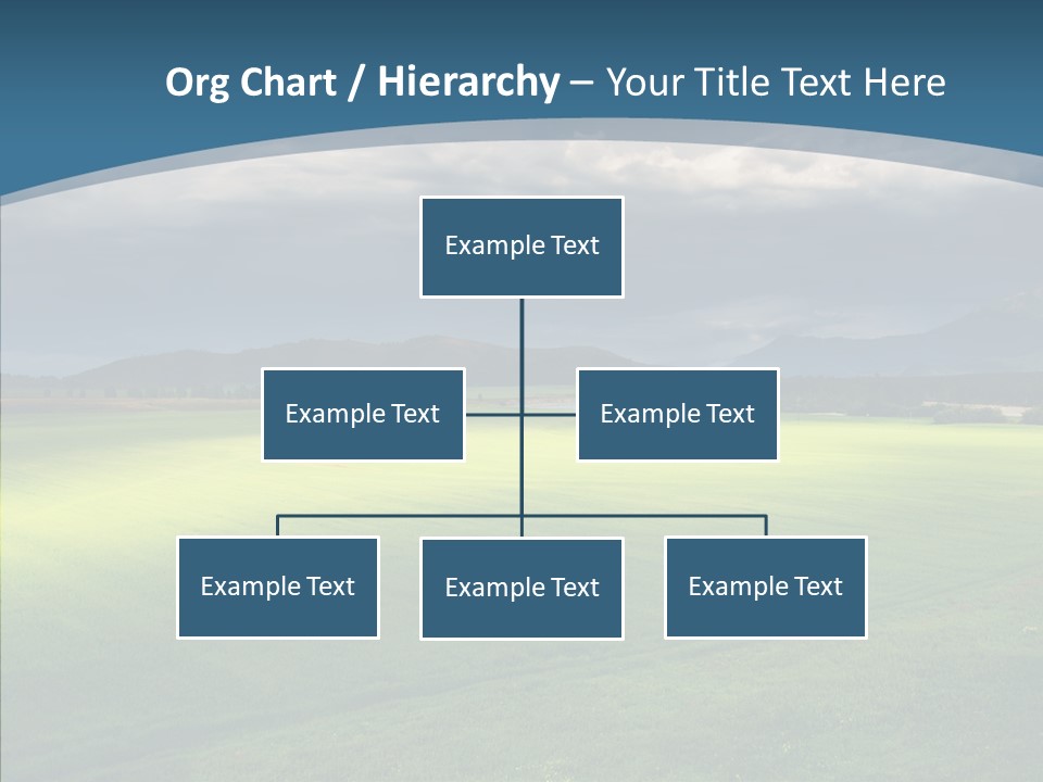 Rain Field Farming PowerPoint Template