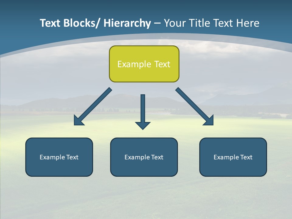 Rain Field Farming PowerPoint Template