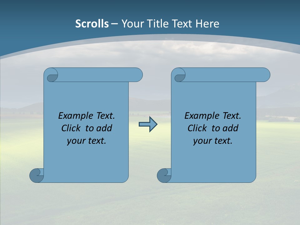 Rain Field Farming PowerPoint Template