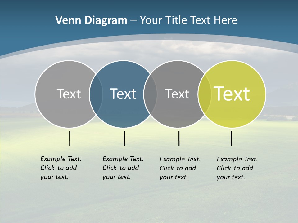 Rain Field Farming PowerPoint Template