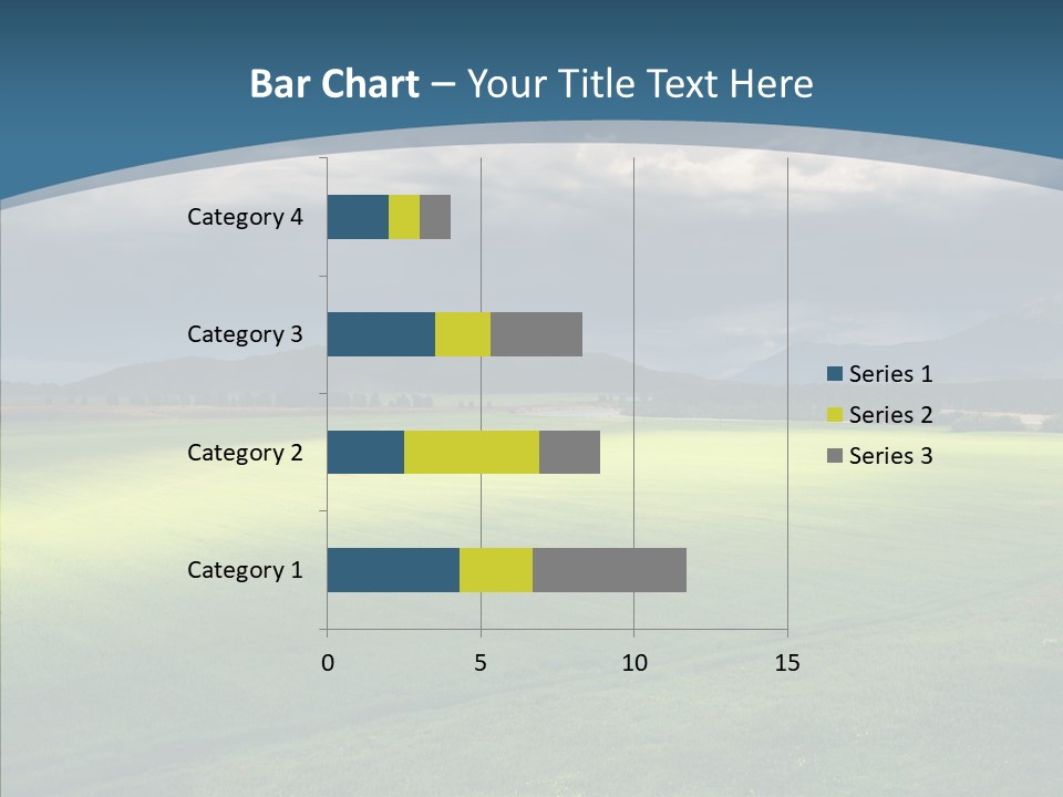 Rain Field Farming PowerPoint Template